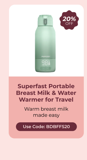Superfast Portable Breast Milk & Water Warmer for Travel Warm breast milk made easy 20% Off Use code: BDBFFS20
