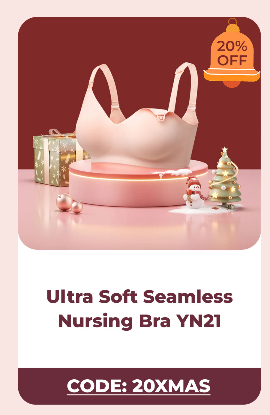 Ultra Soft Seamless Nursing Bra YN21