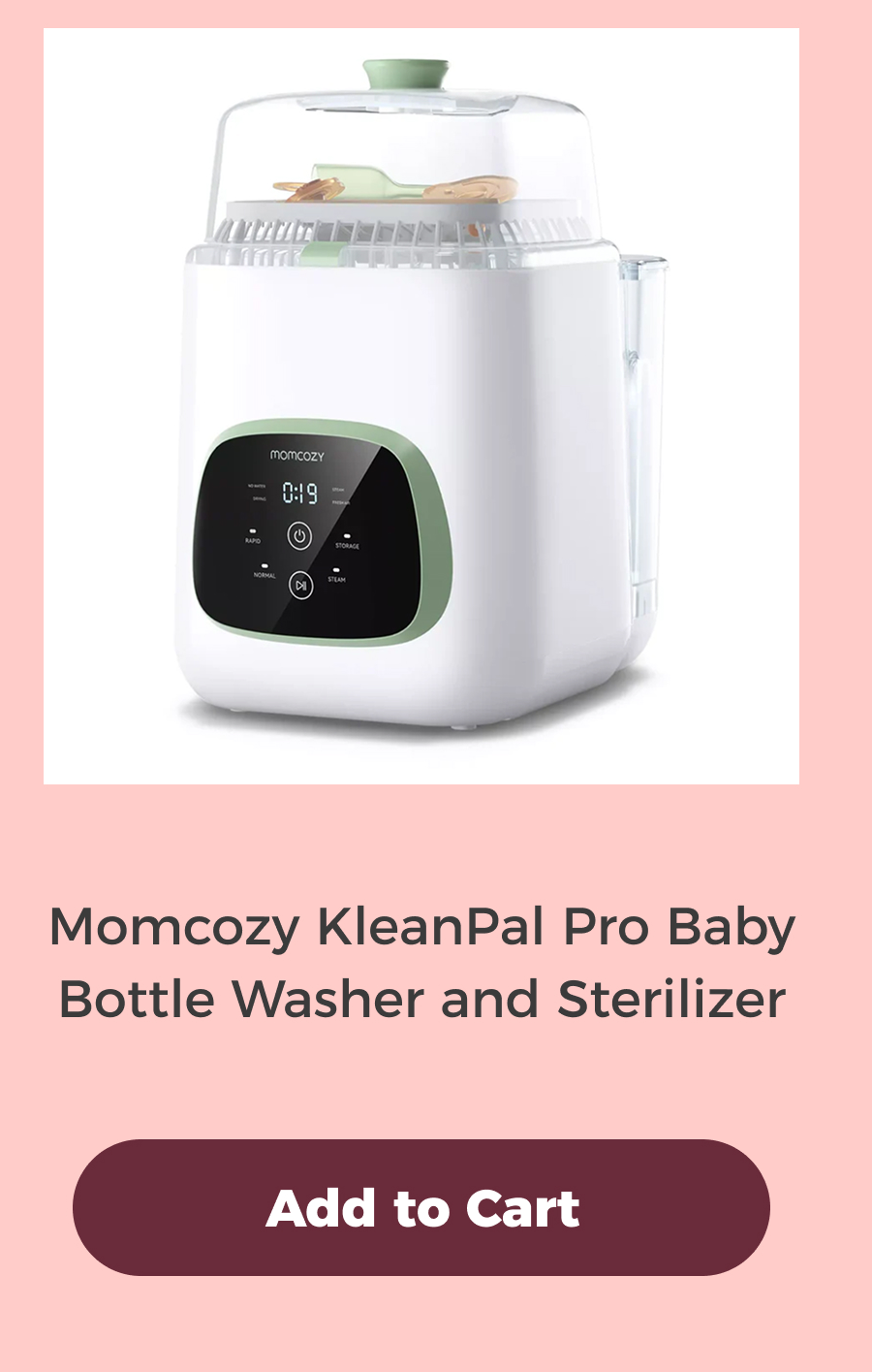 Momcozy KleanPal Pro Baby Bottle Washer and Sterilizer