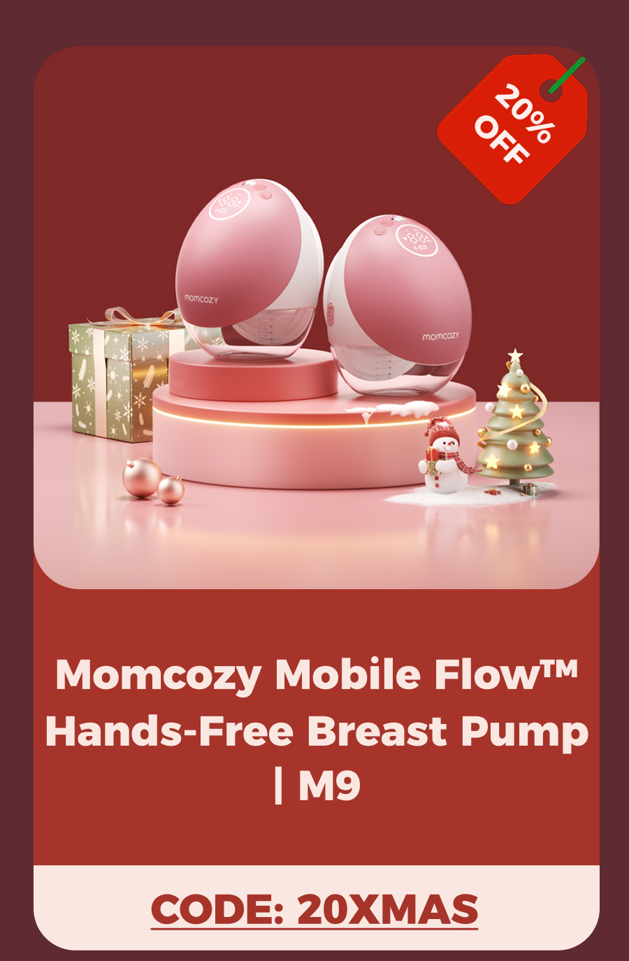 Momcozy Mobile Flow™ Hands-Free Breast Pump | M9