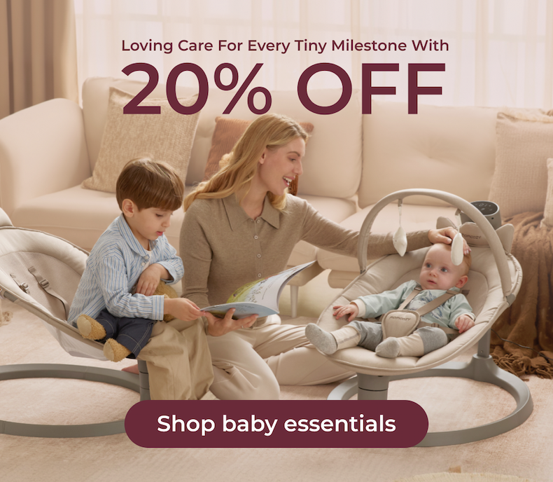 Loving care for every tiny milestone with 20% off.