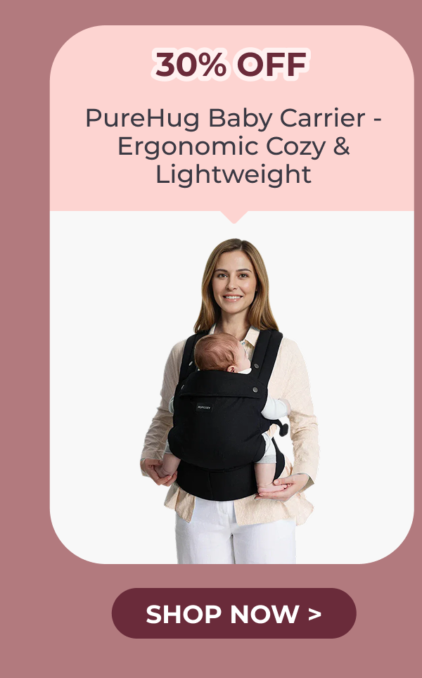 PureHug Baby Carrier - Ergonomic Cozy & Lightweight 30% OFF Shop Now