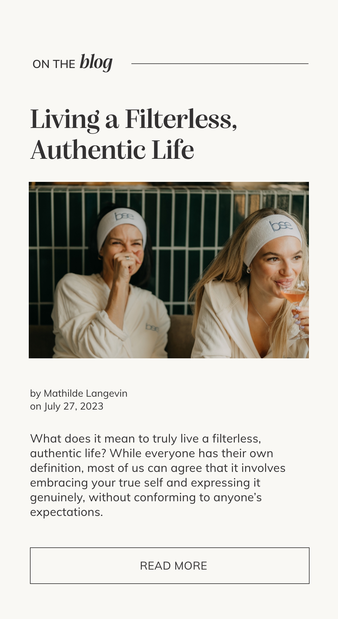 Discover the secrets to radiant skin and unfiltered living! Bskinenvie