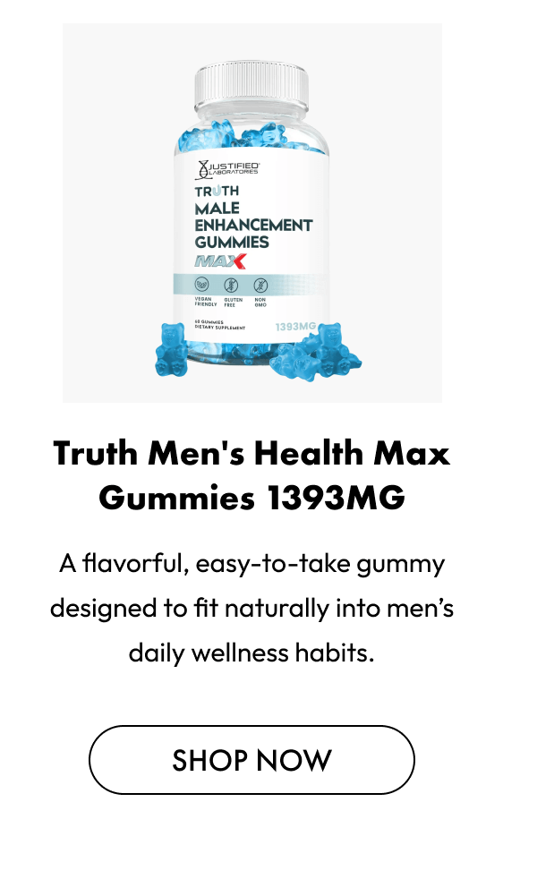 Truth Men's Health Max Gummies 1393MG | Shop Now