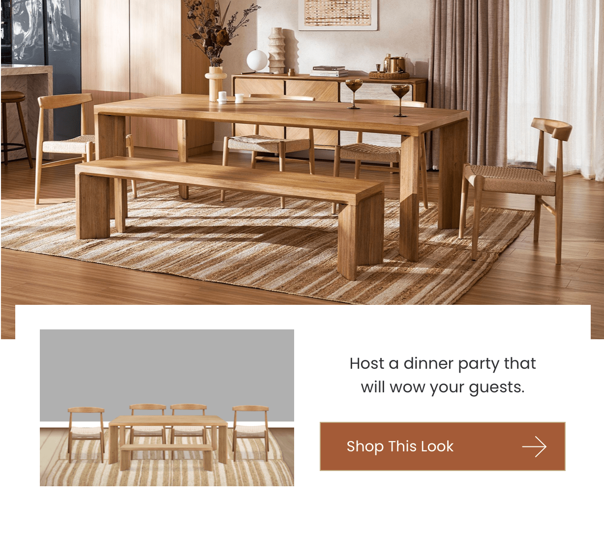 Host a dinner party: Shop This Look
