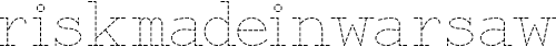RISK made in Warsaw Logo