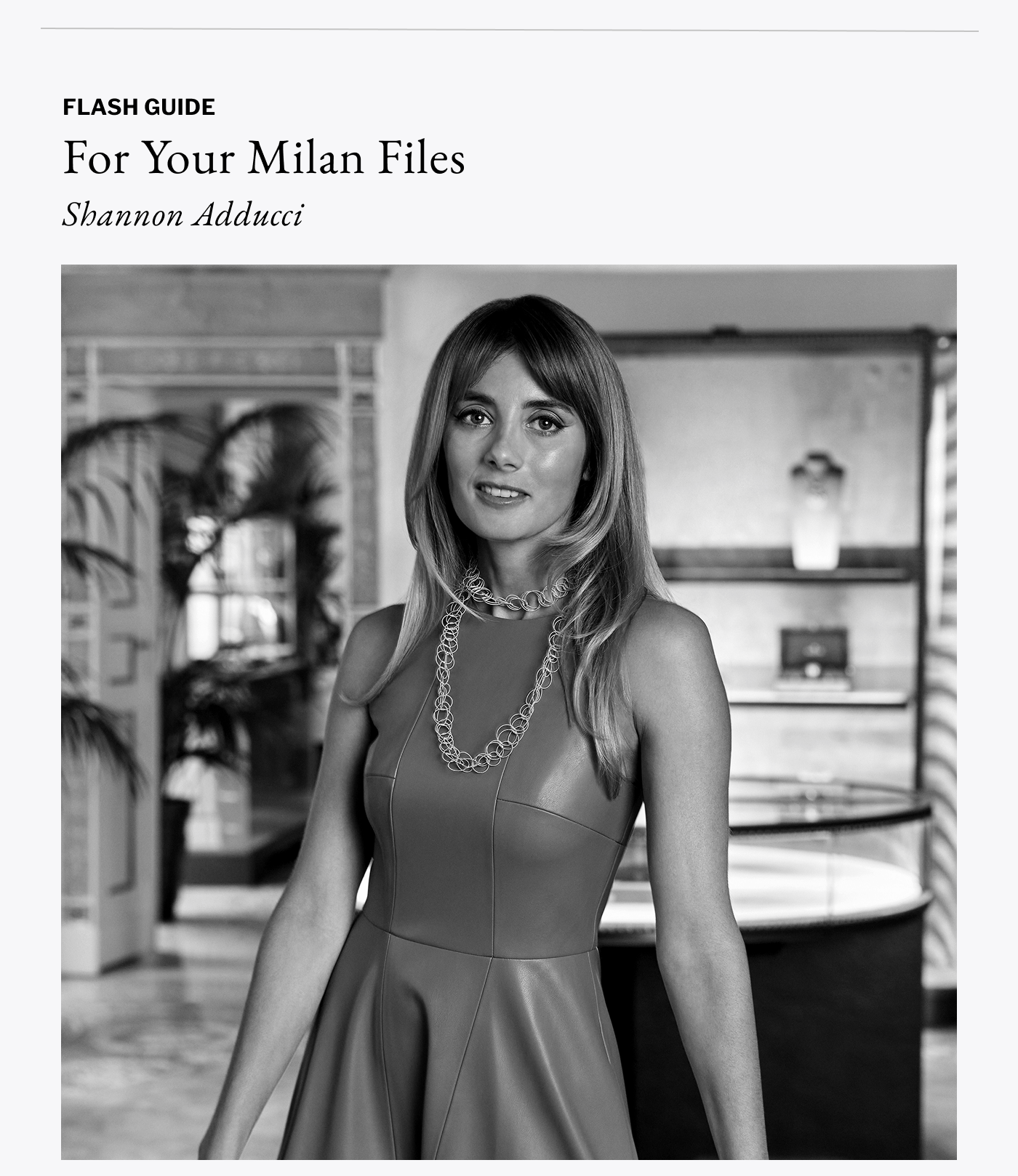 Flash Guide - For Your Milan Files