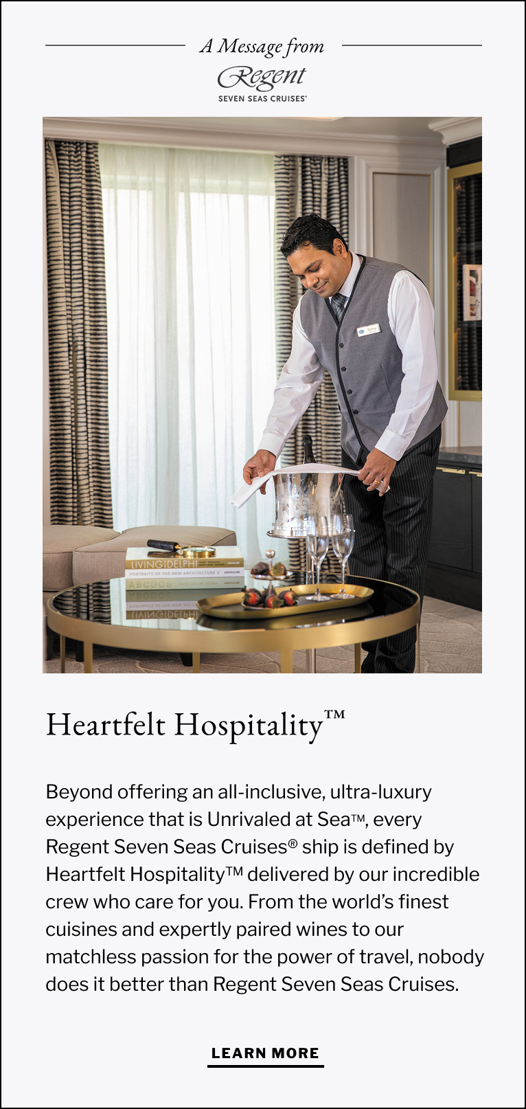 A Message from Regent - Seven Seas Cruises
