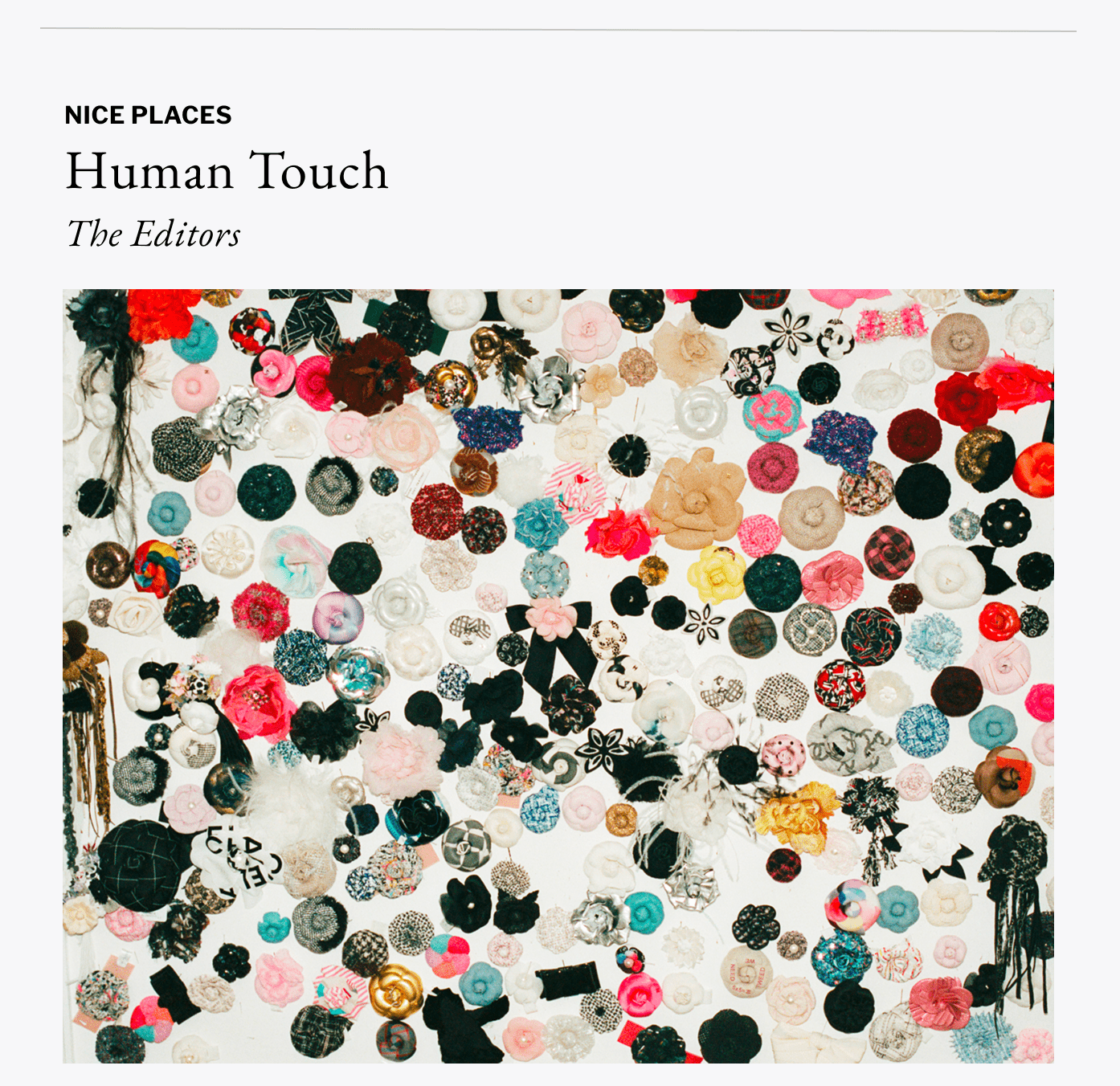 Nice Places - Human Touch