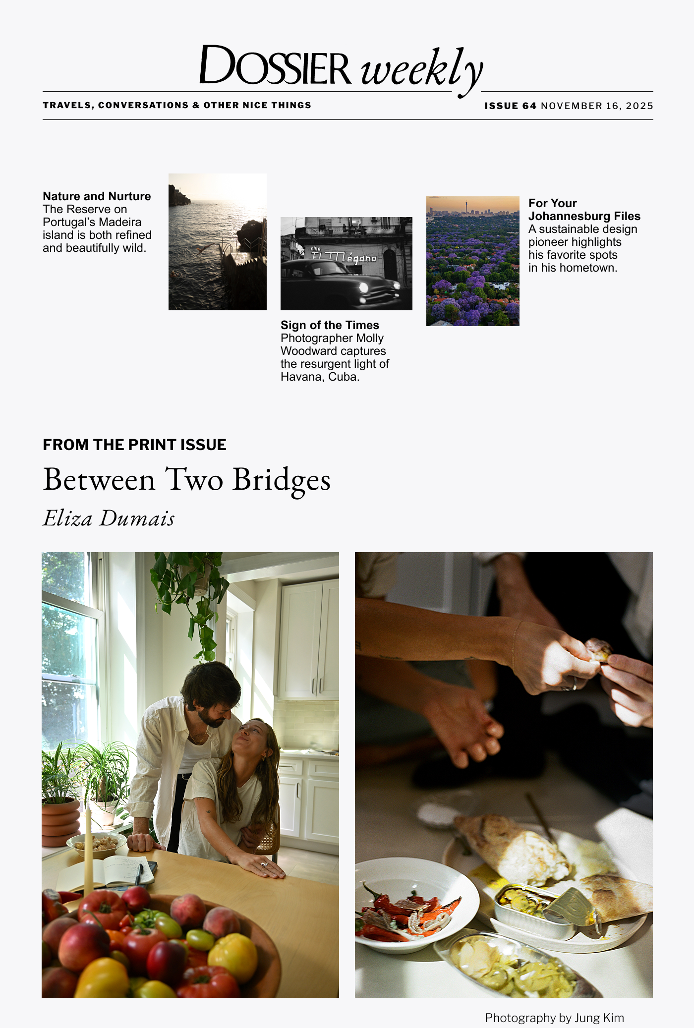 Issue 64 – Nature and Nurture - Sign of the Times - For Your Johannesburg Files