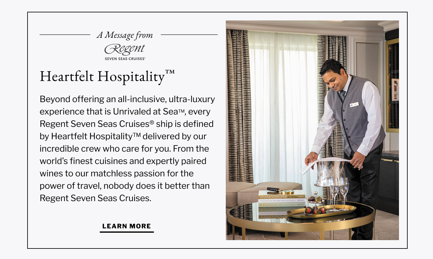 A Message from Regent - Seven Seas Cruises