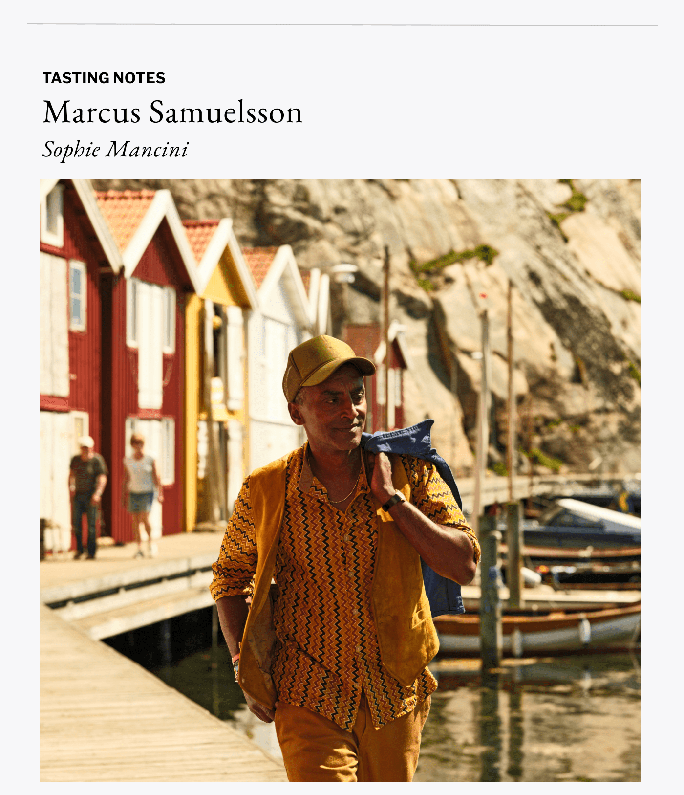 Tasting Notes - Marcus Samuelsson