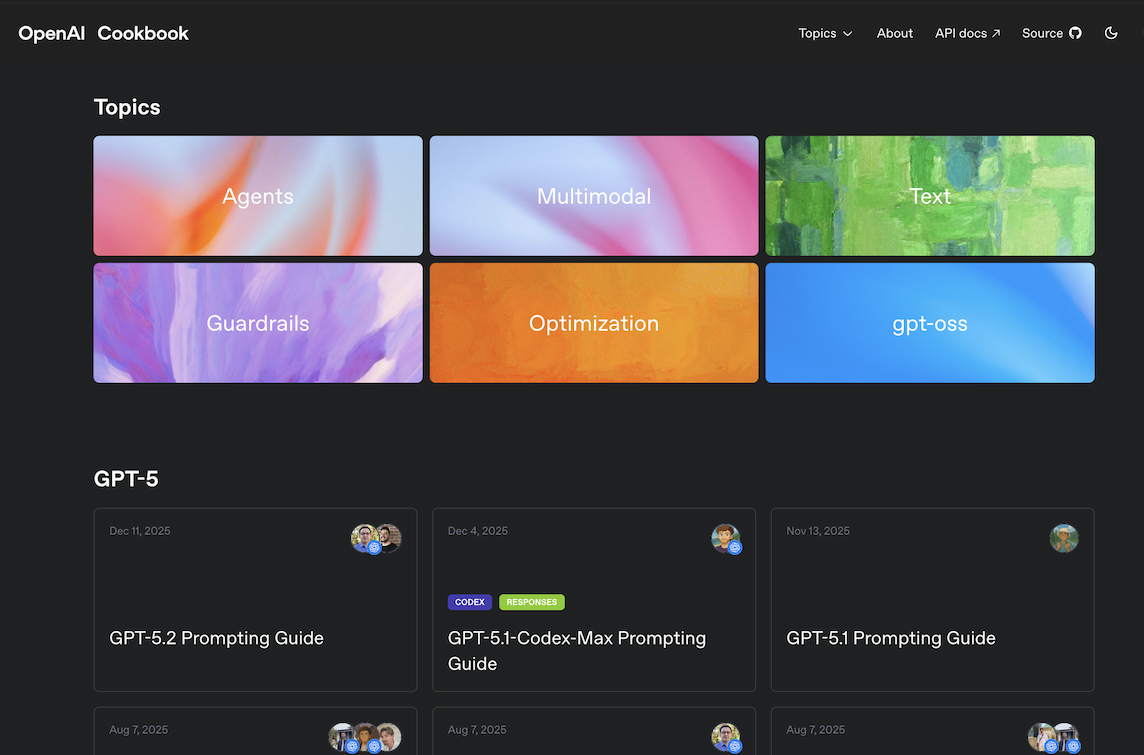 OpenAI Cookbook