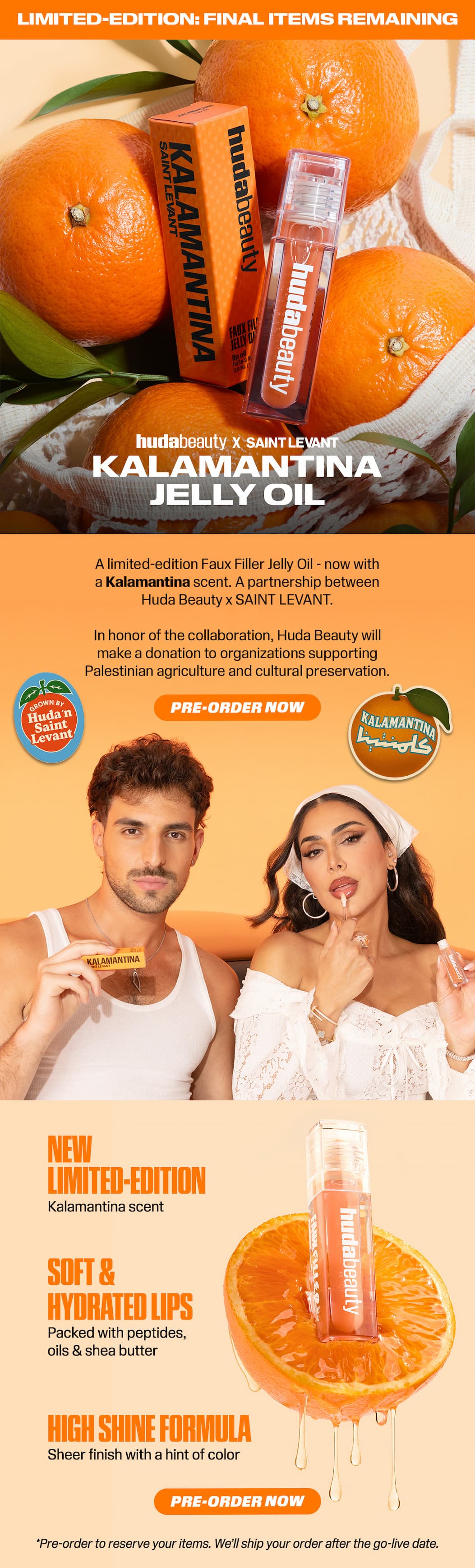 HUDA BEAUTY X SAINT LEVANT