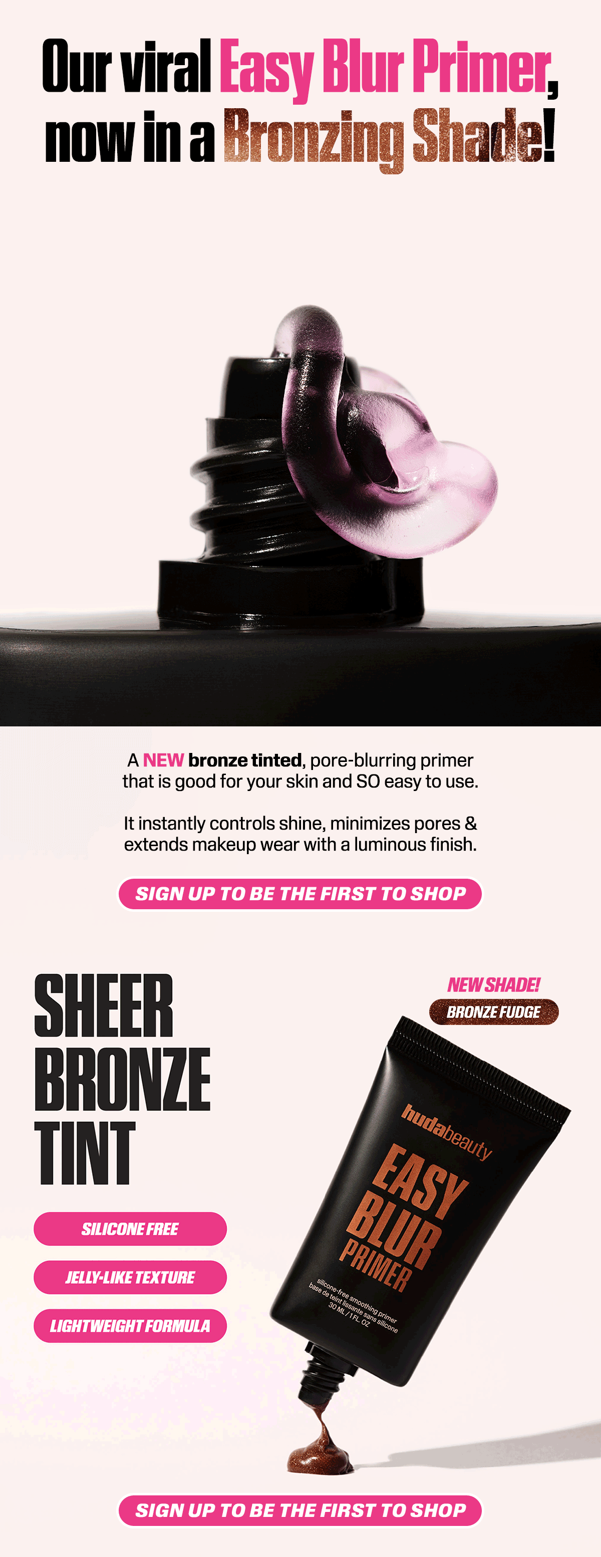 BRONZE FUDGE EASY BLUR PRIMER