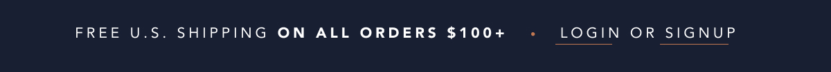 FREE U.S. SHIPPING ON $100+