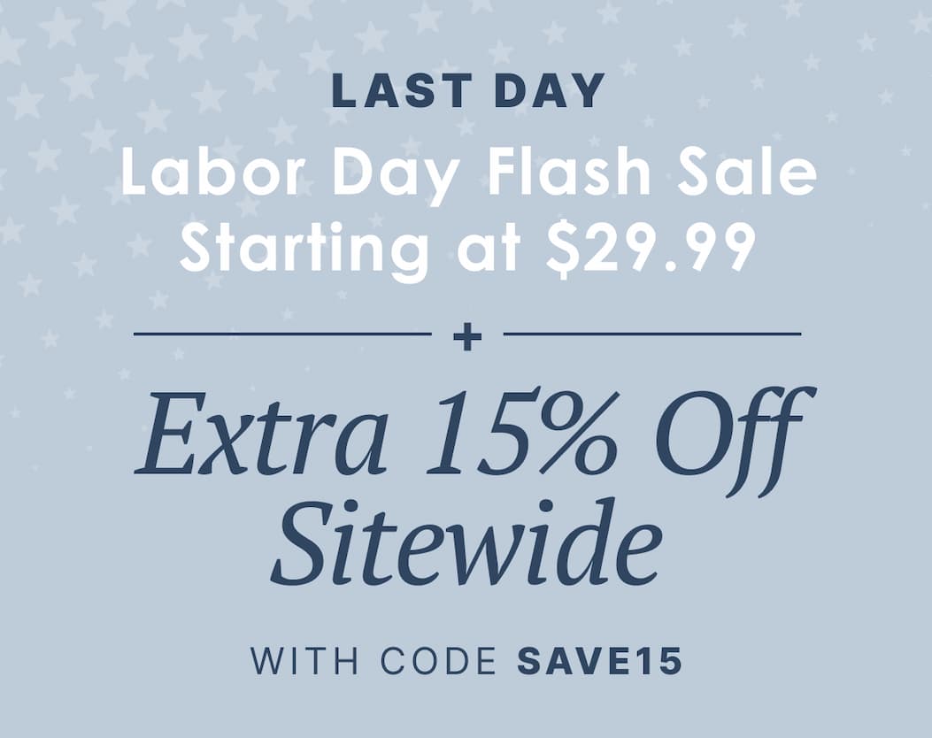 Labor Day Flash Sale