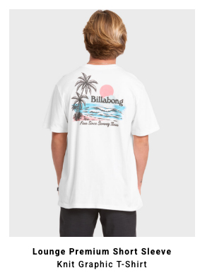 Lounge Premium Short Sleeve Knit Graphic T-Shirt