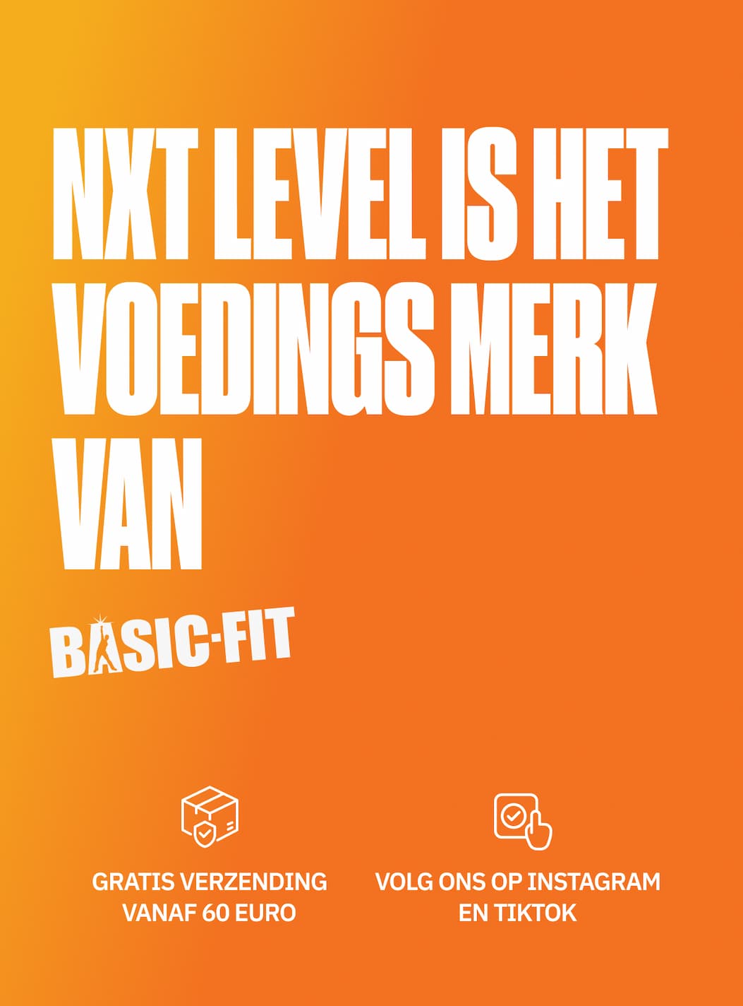NXT Level is het officiële sportvoedingsmerk van Gratis verzending vanaf 60 euro Volg ons op Instagram en TikTok