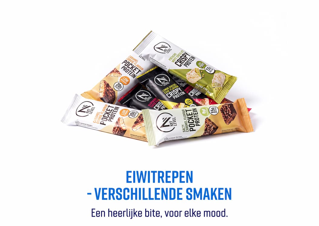 EIWITREPEN - VERSCHILLENDE SMAKEN Een heerlijke bite, voor elke mood.