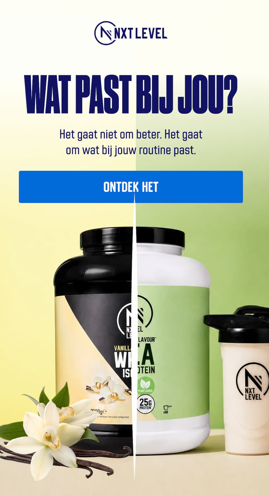 WAT PAST BIO JOU? Het gaat niet om beter. Het gaat om wat bij jouw routine past. ONTDEK HET
