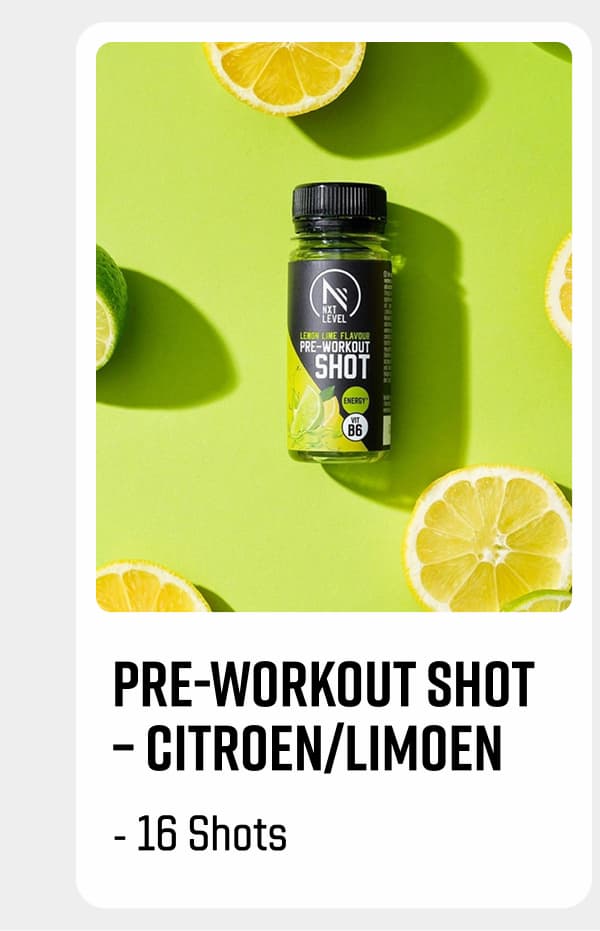 Pre-workout shot – citroen/limoen