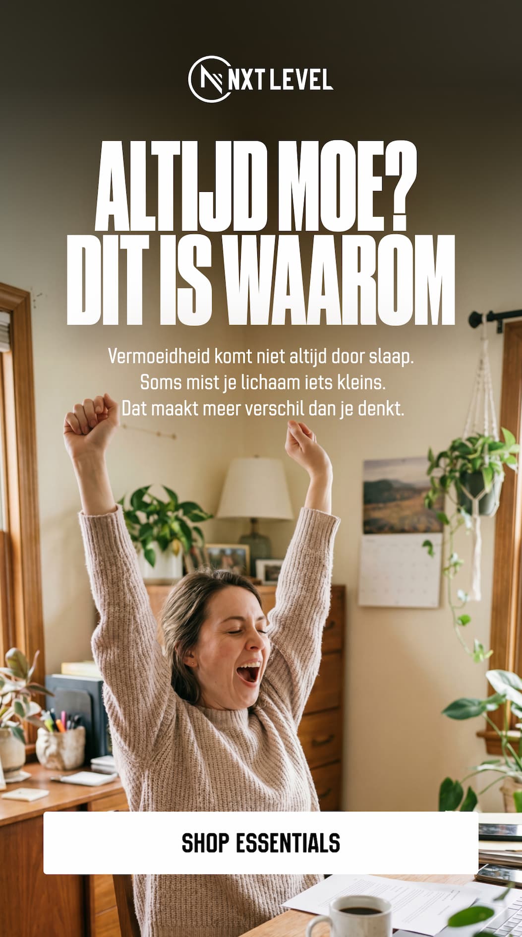 Altijd moe?  Dit is waarom Vermoeidheid komt niet altijd door slaap.  Soms mist je lichaam iets kleins.  Dat maakt meer verschil dan je denkt.