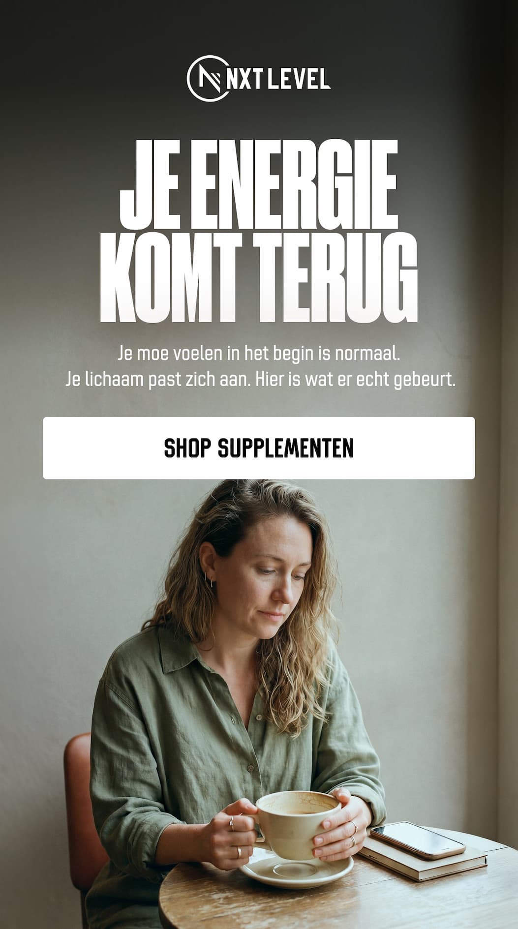 Je energie komt terug Je moe voelen in het begin is normaal.  Je lichaam past zich aan. Hier is wat er echt gebeurt.