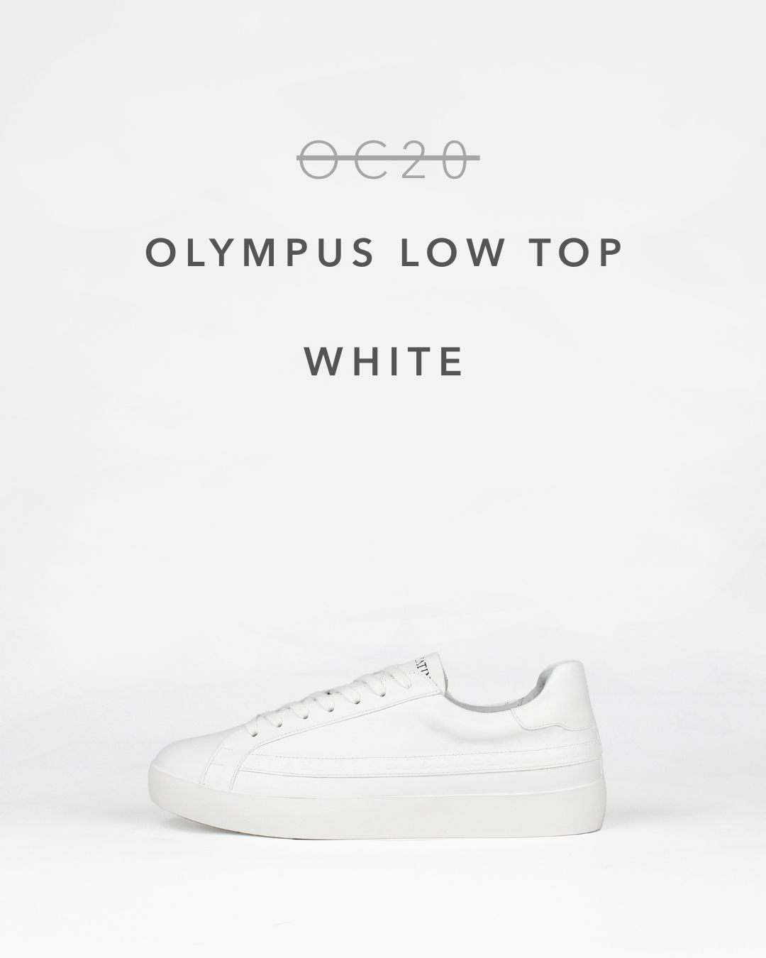 Olympus Low Top Trainers, White