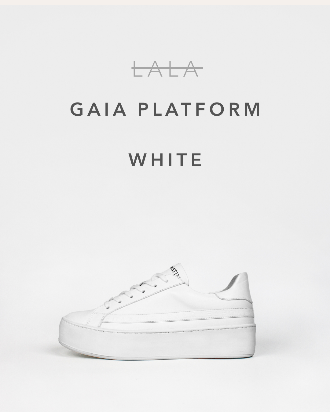 Gaia Platform Trainers, White