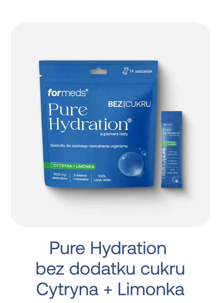 Pure Hydration bez dodatku cukru Cytryna + Limonka.