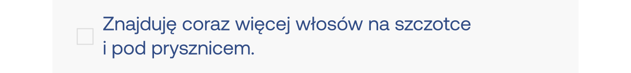 Znajduję coraz więcej włosów na szczotce i pod prysznicem