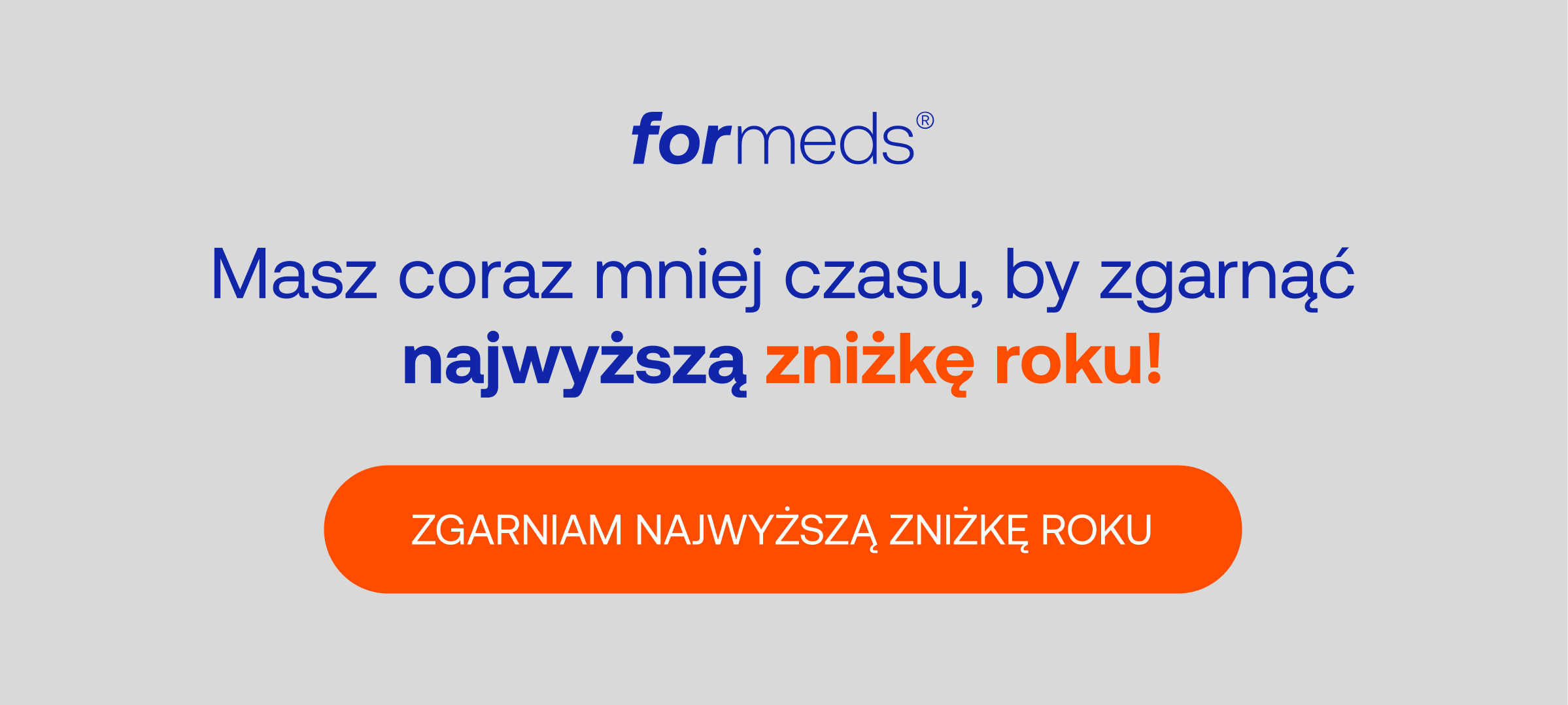 Masz coraz mniej czasu, by zgarnąć najwyższą zniżkę roku!