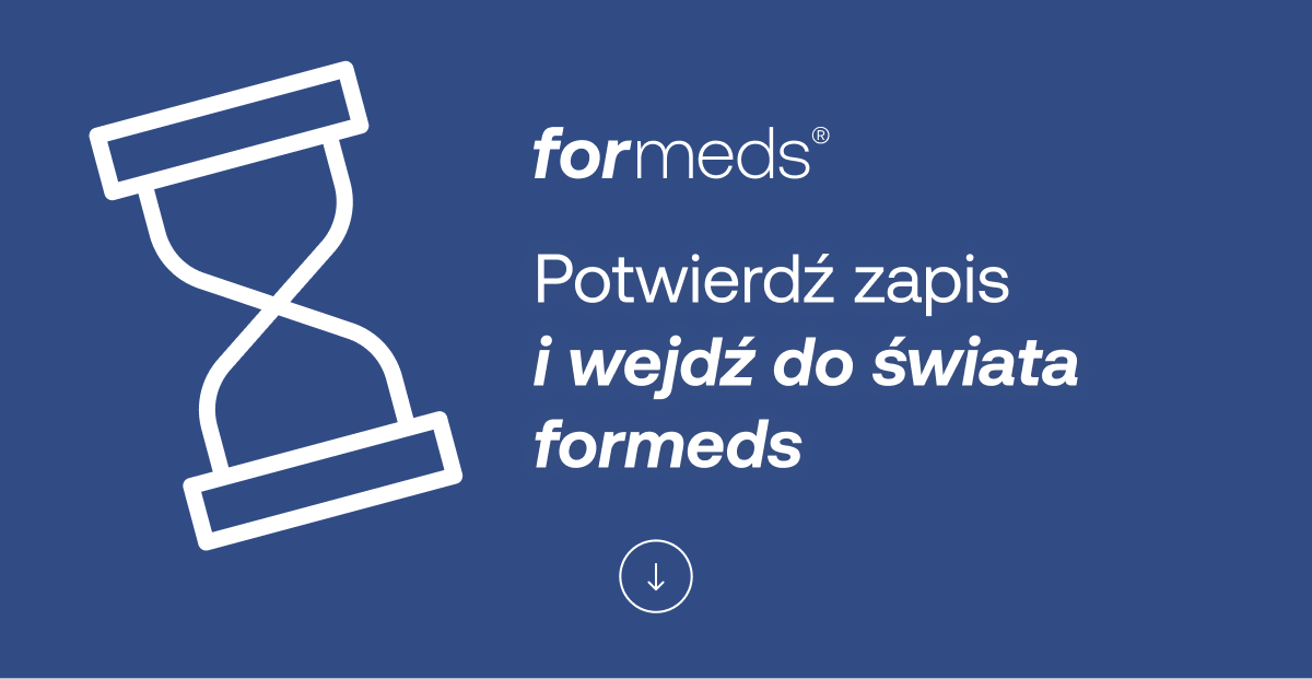 Potwierdz zapis i wejdz do swiata formeds