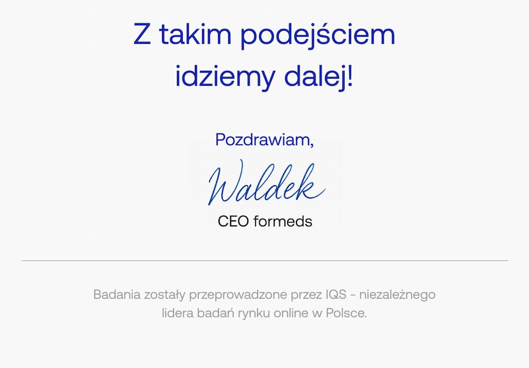 Podrawiam, Waldek CEO formeds