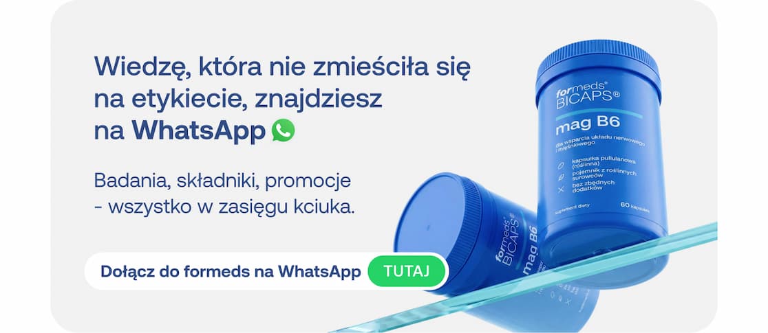 Dołącz do kanału nadawczego formeds na WhatsApp.