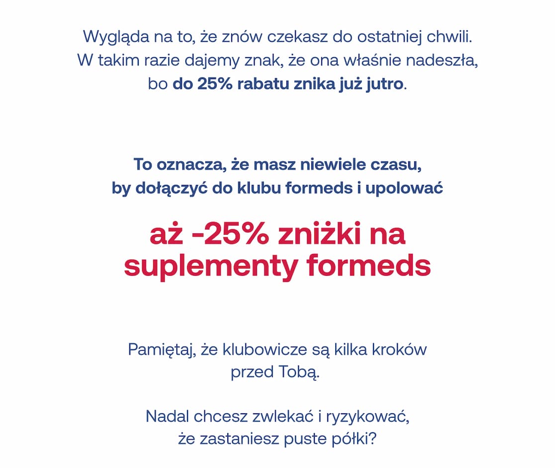 Wygląda na to, że znów czekasz do ostatniej chwili