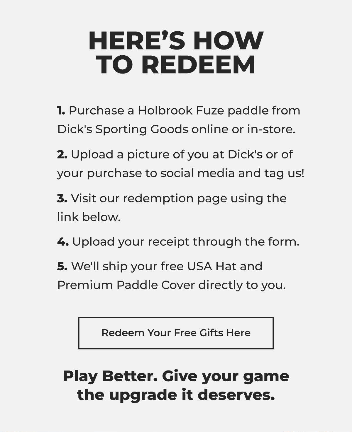 Redeem Your Free Gifts Here