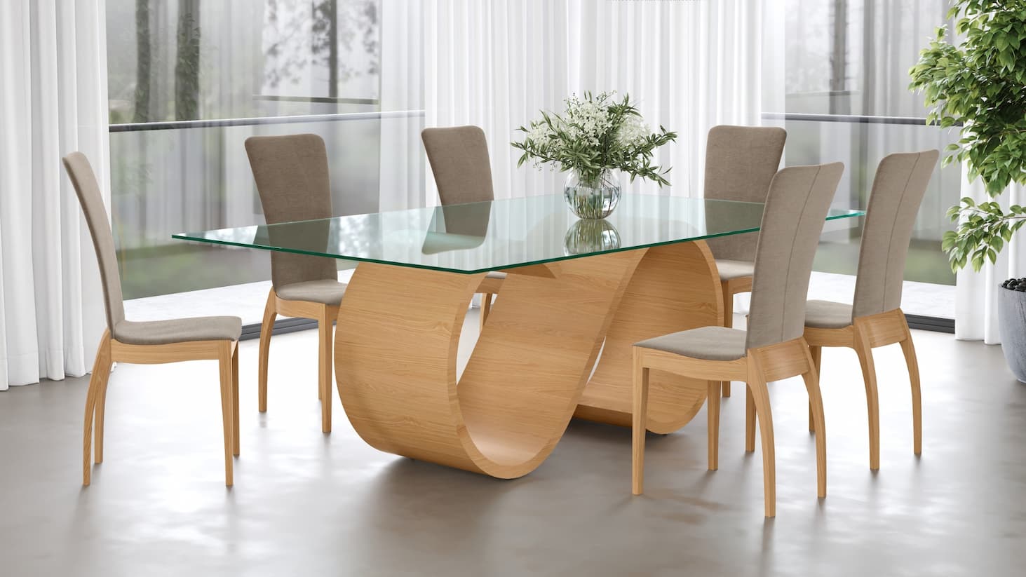 Swirl Dining Table