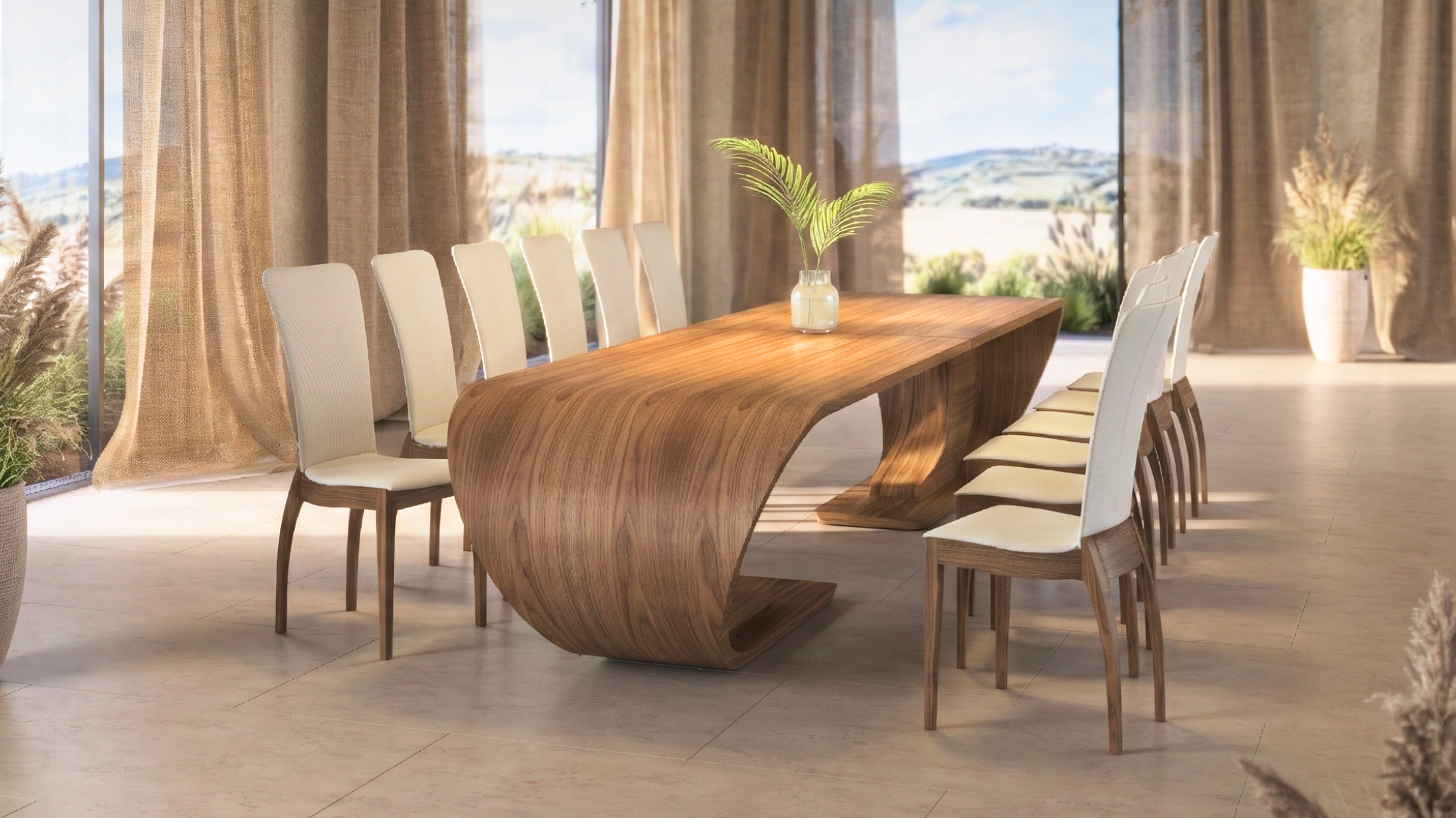 Crest Double Dining Table
