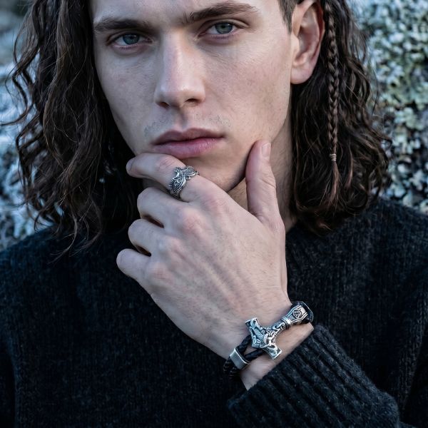Occult Ram Skull Ring for Men & Women | Xenos Jewelry