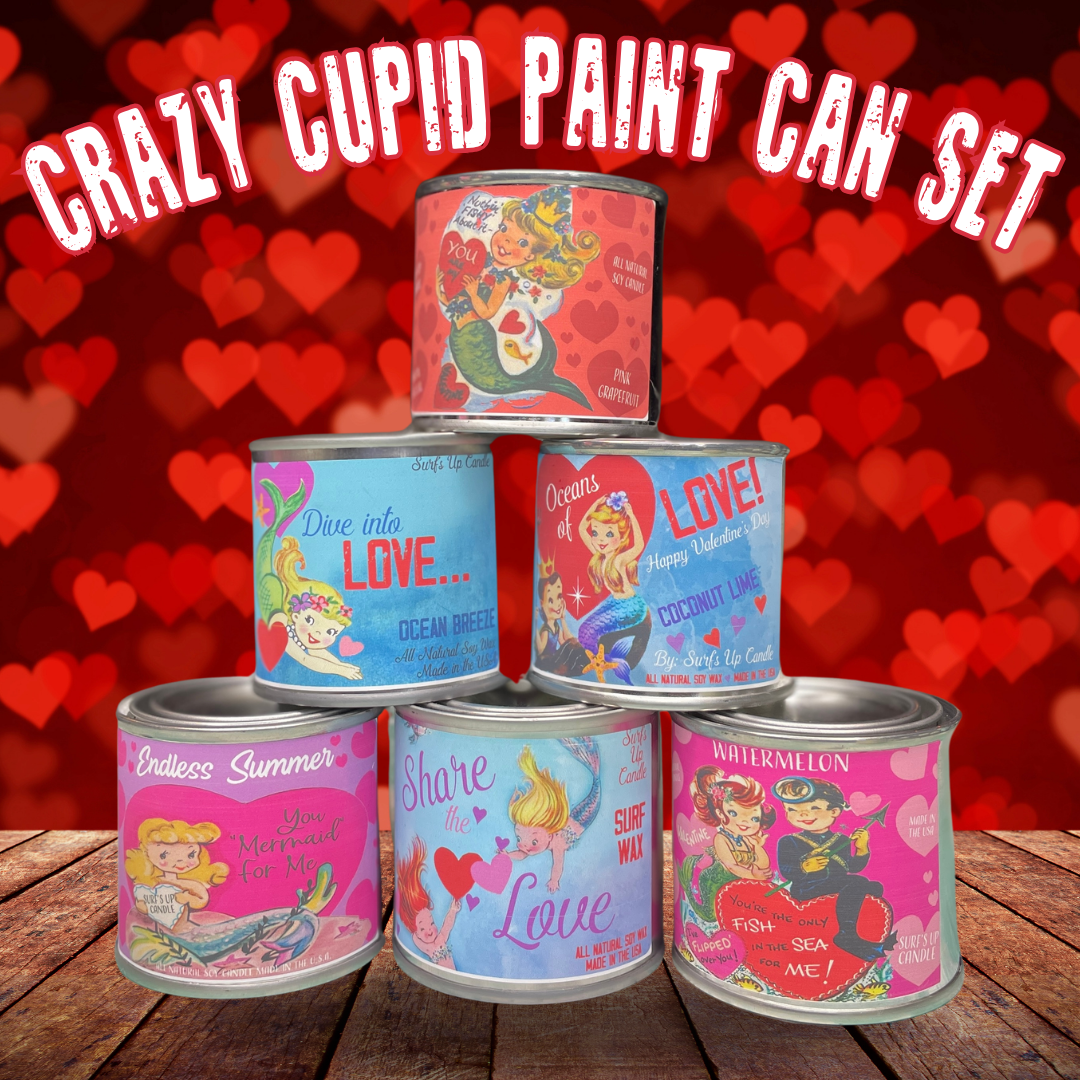Discover the New Valentine's Paint Can Set💘 Surf's Up Candle