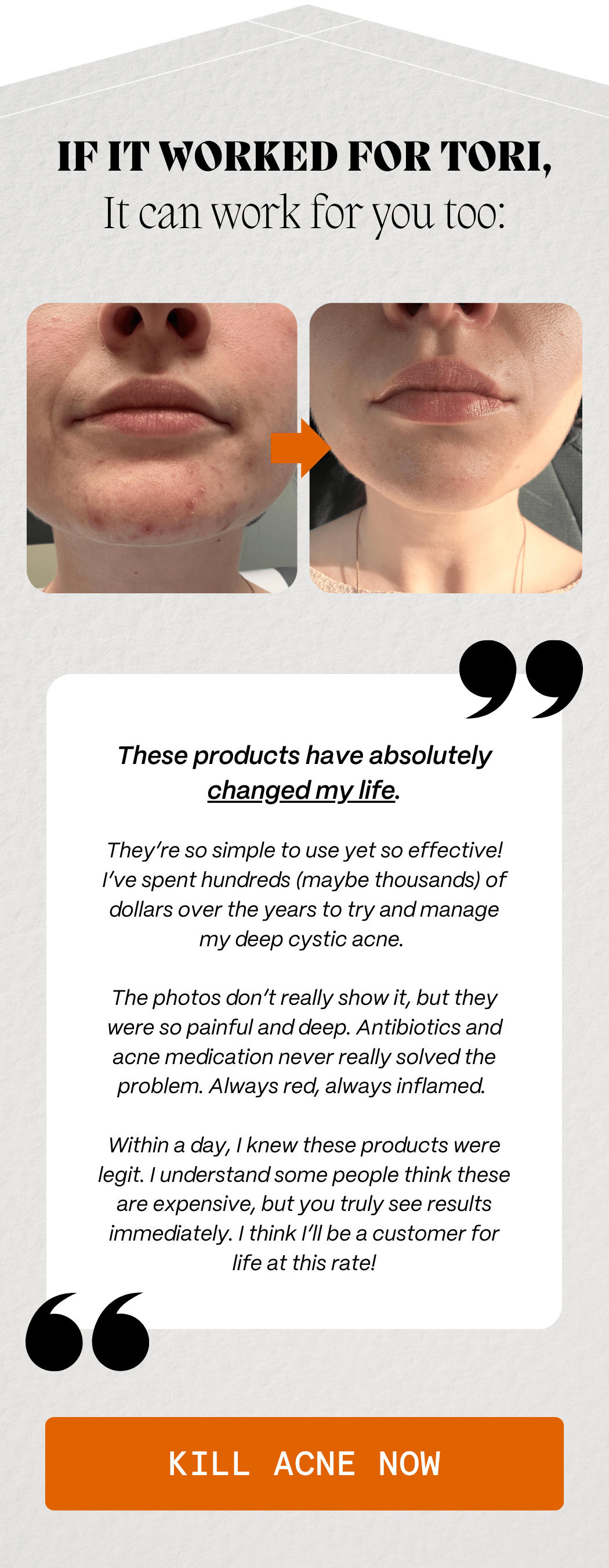 If It Worked For Tori, It Can Work For You Too: