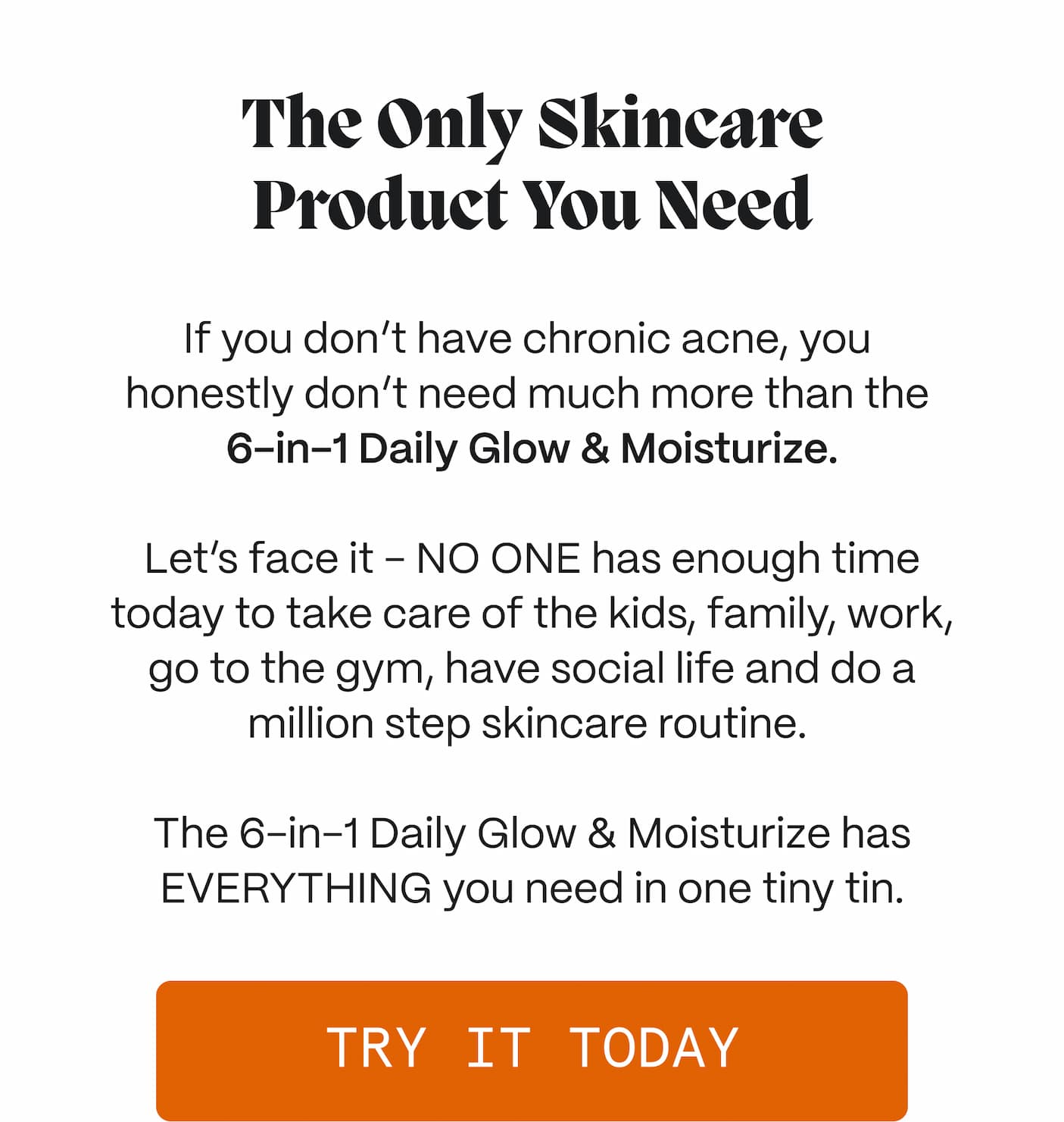 The Only Skincare Product You Need