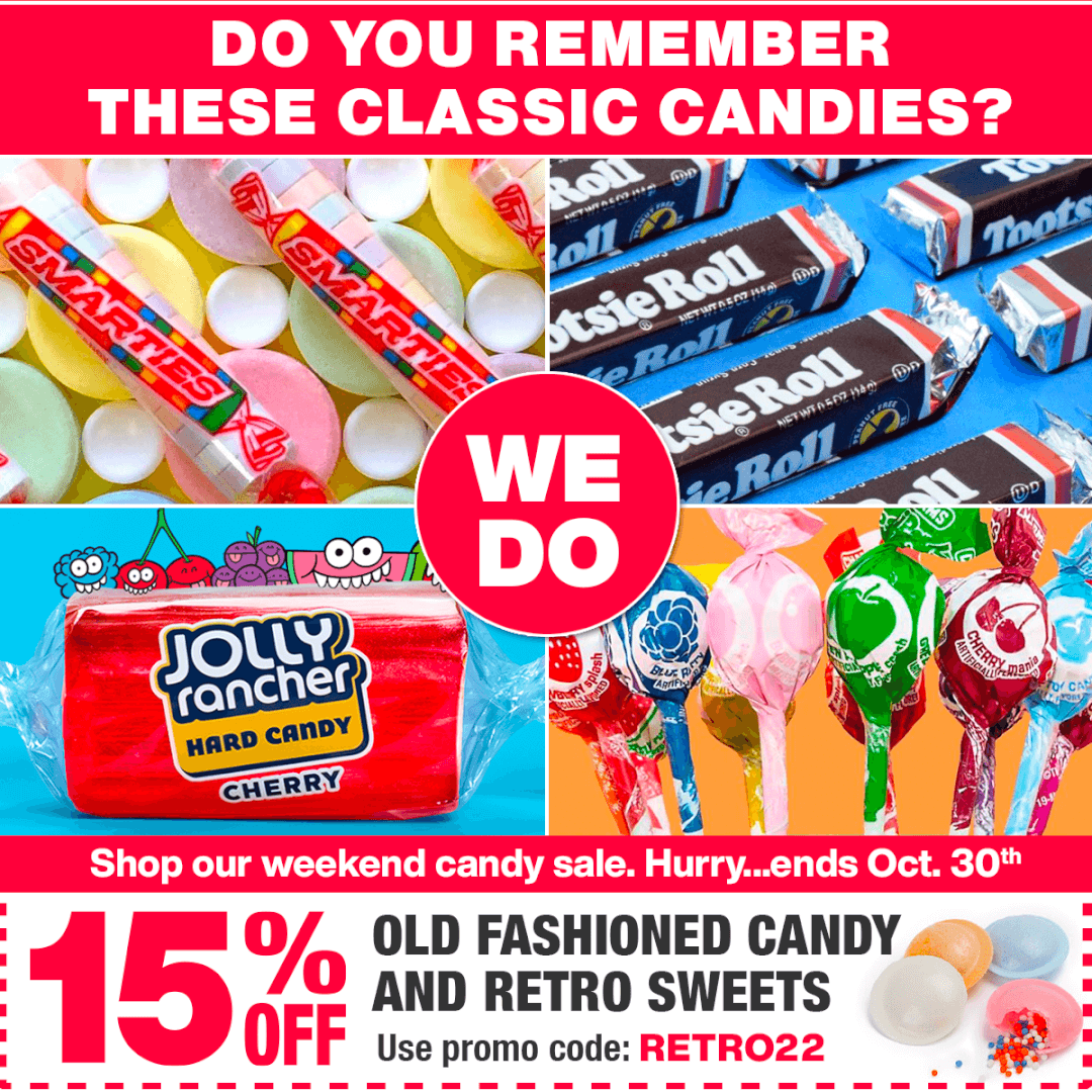 🍬15 Off Classic Candy Candy Warehouse