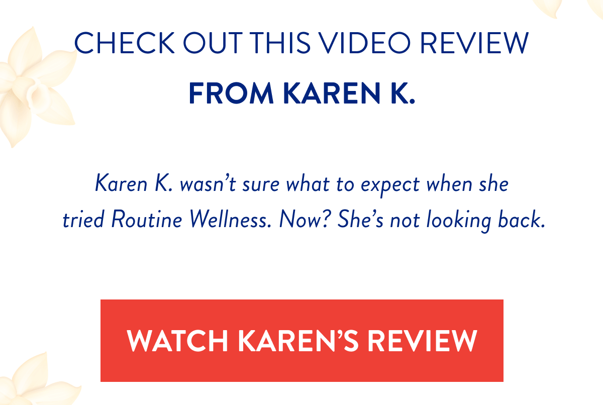 CHECK OUT THIS VIDEO REVIEW FROM KAREN K.