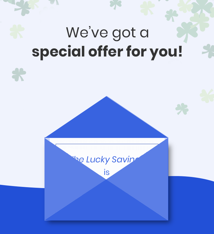 We've got a special offer for you!