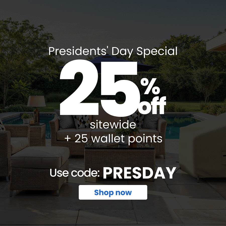 25% off + 25 wallet points | Use code : PRESDAY 