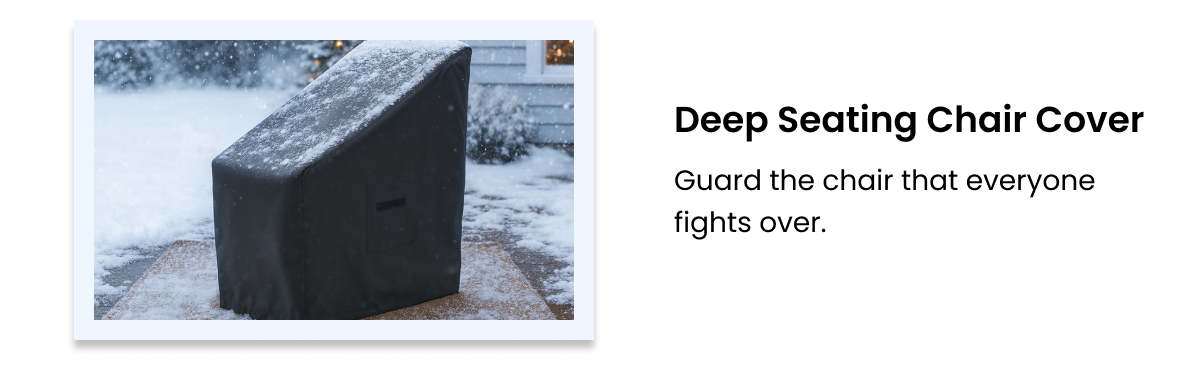 Deep Seating Chair Cover