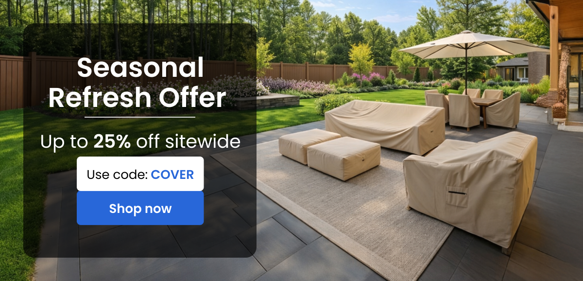 Seasonal Refresh Offer | Up to 25% off sitewide | Use code : COVER | Shop now 